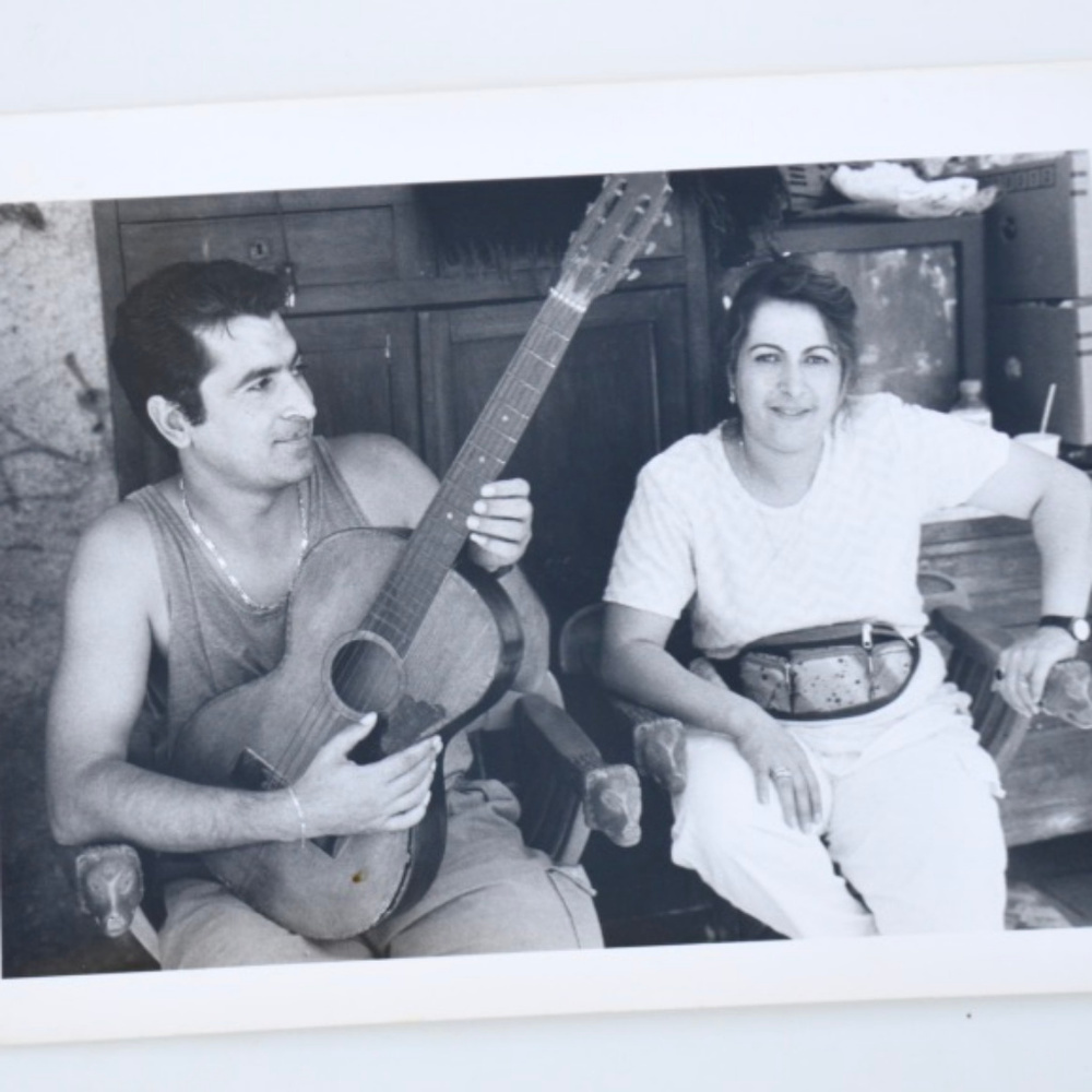 Greek Couple Fine Art Photograph Black white Photo AP signed Gallery Silver